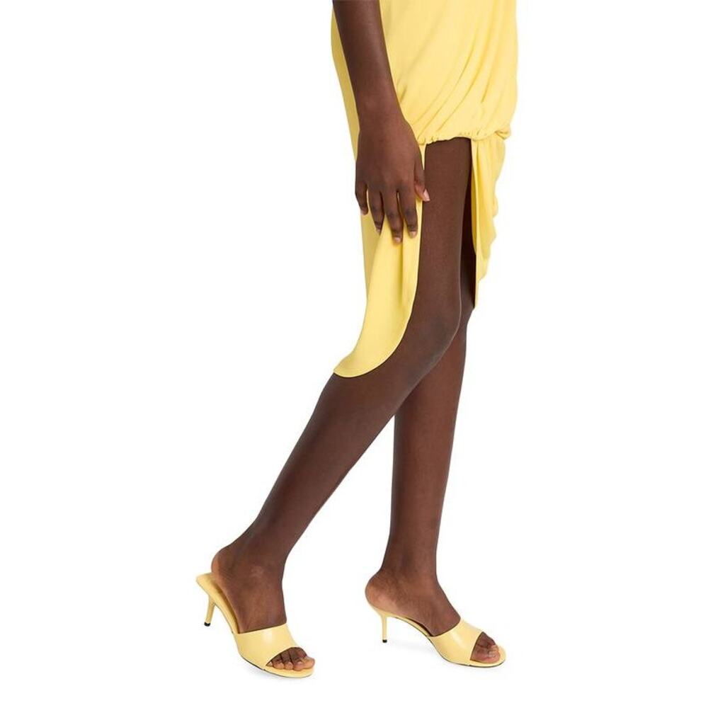 Jacquemus Cubisto Mules Sandals in Light Yellow 38
